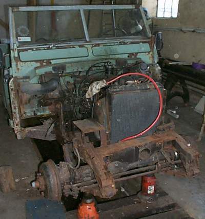 Before frame repair
