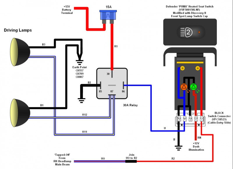 DII Driving Lights Kit - Modified with Relay & Latching Switch_zpsa54b0c8e.jpg