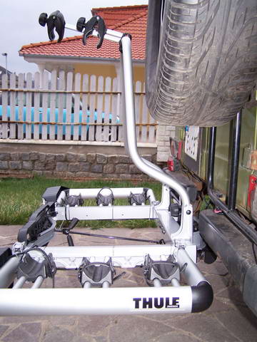 THULE Classic s tim OFF ROAD adapterem.